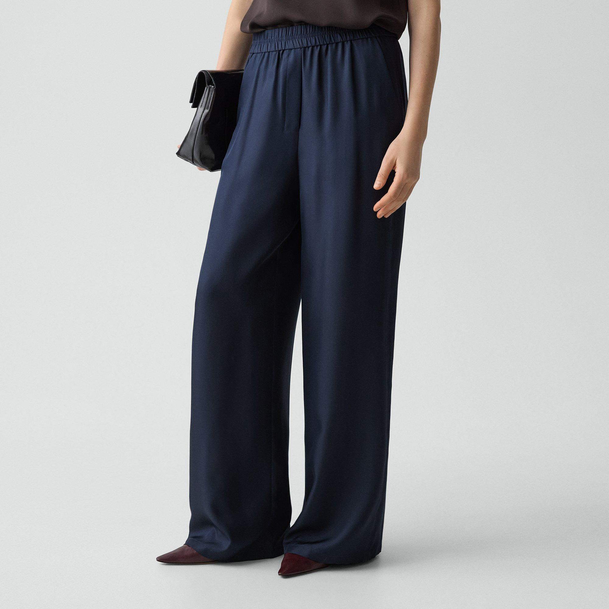 Pull-On Track Pant in Mod Silk Twill - 5