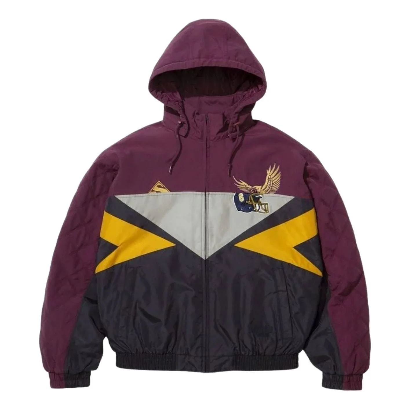 Supreme x MM6 Maison Margiela Split Stadium Jacket 'Purple' SUP-SS26-108-PUR - 1