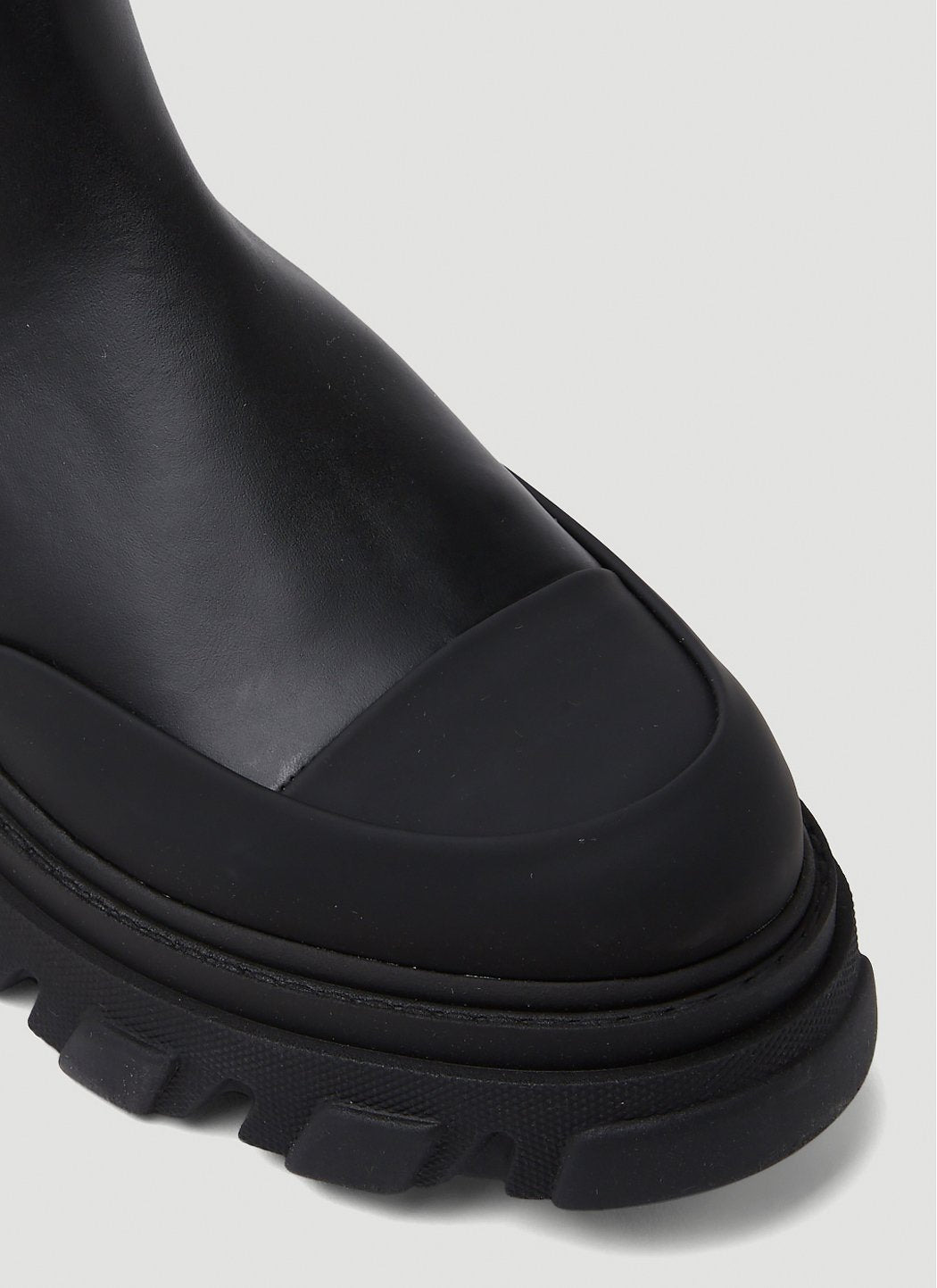 GANNI - Ganni Men Leather Chelsea Ankle Boots - 5