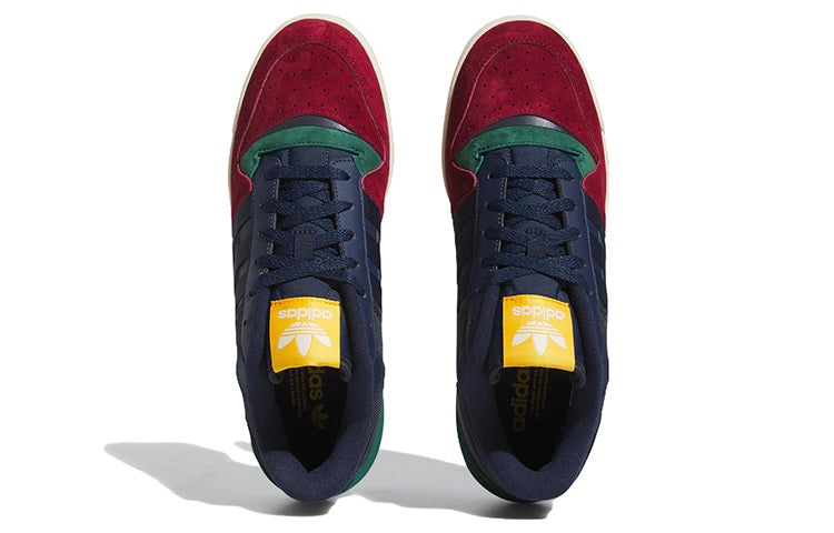 adidas Forum Exhibit Low 2.0 'Collegiate Navy Burgundy Green' HQ7116 - 5