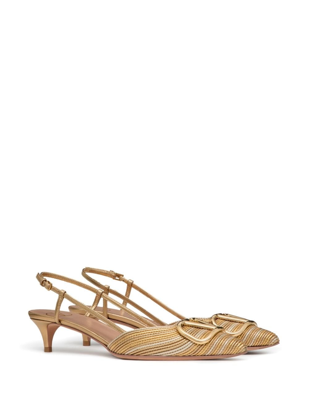 VLogo Signature slingback pumps - 2