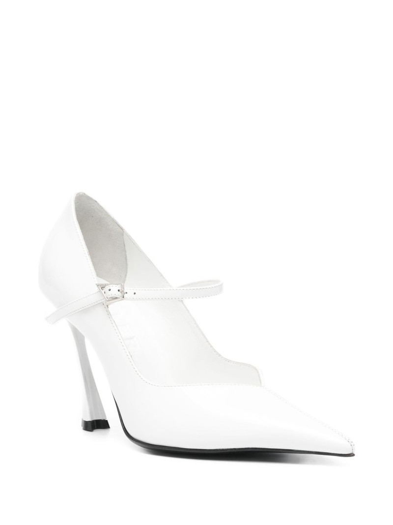 MUGLER 100 leather pumps outlook