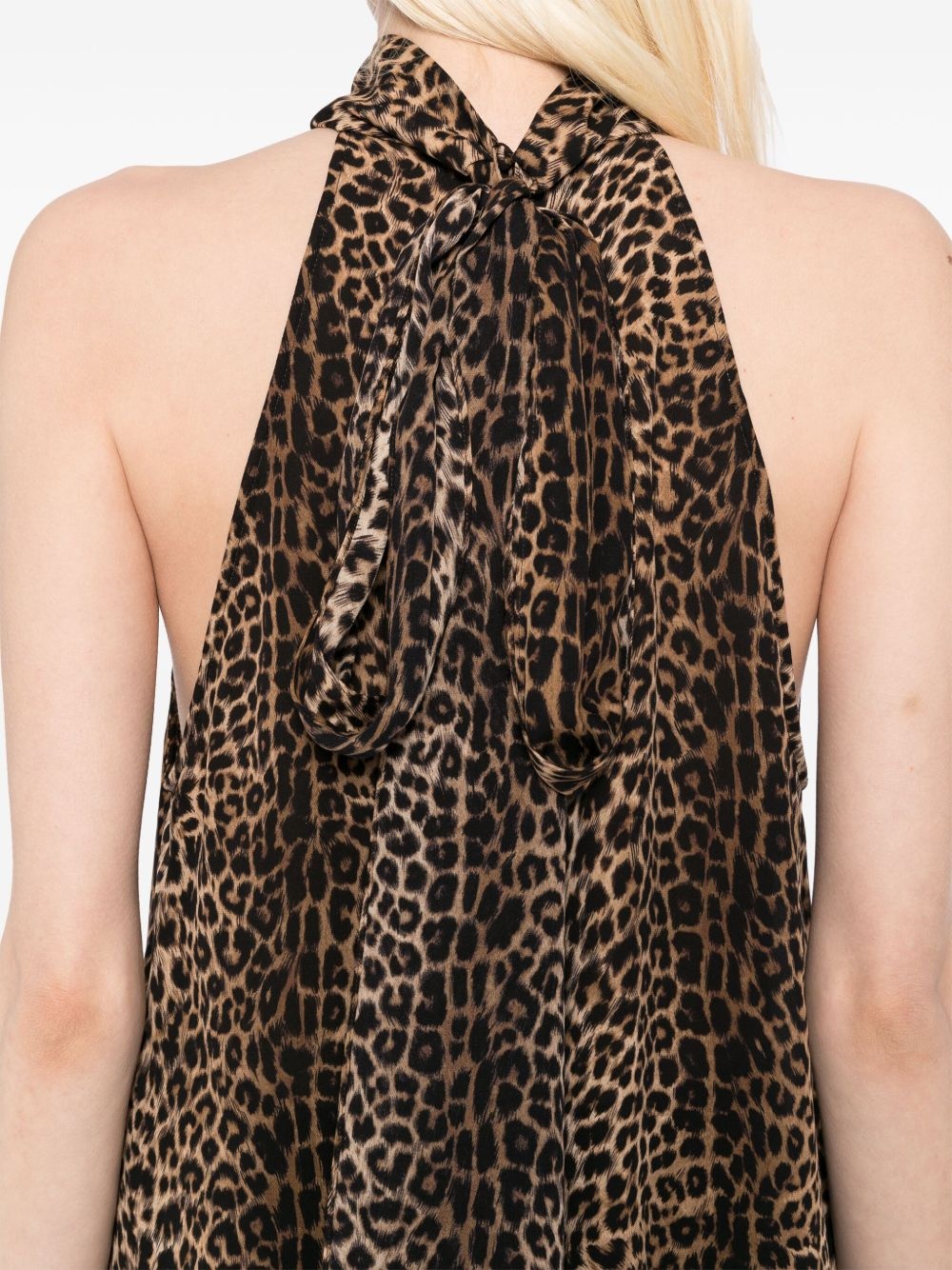 leopard-print tank top - 5
