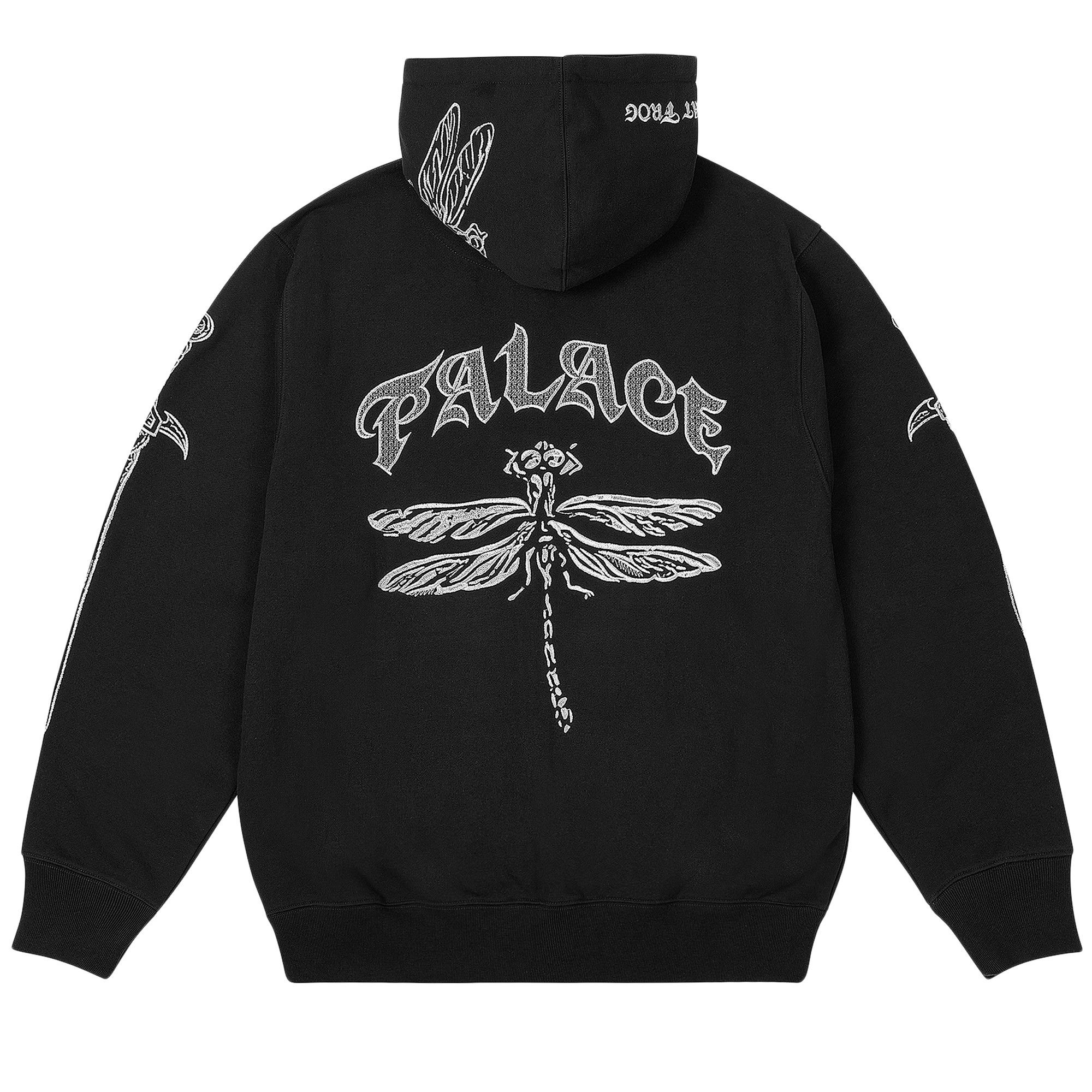 Palace TGF Zip Hood 'Black' - 2