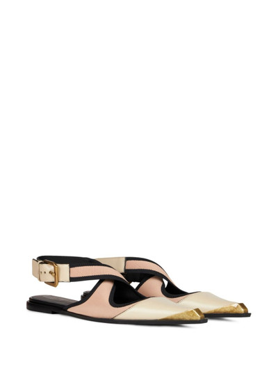 Etro pointed slingback ballerina shoes outlook