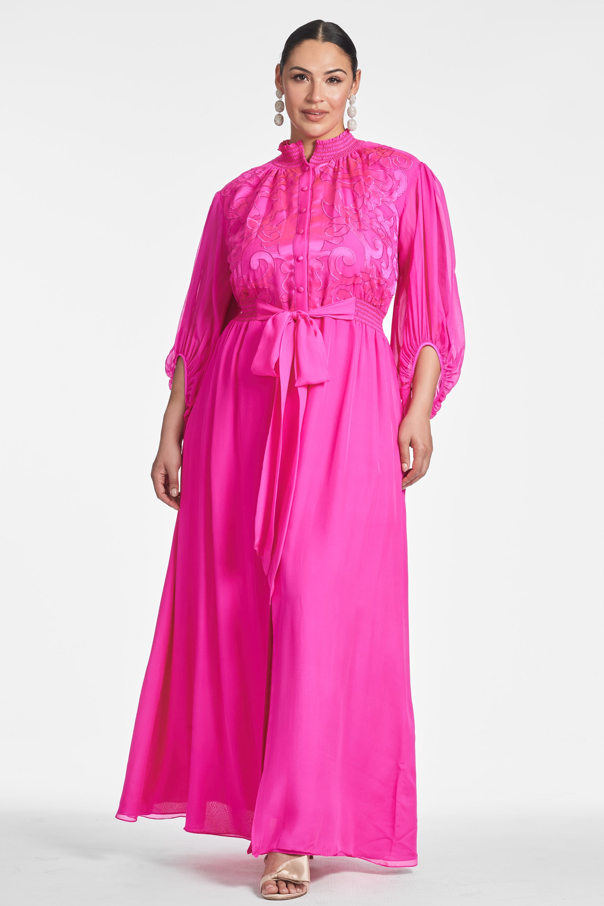 Beatrix Gown - Fuchsia - 7