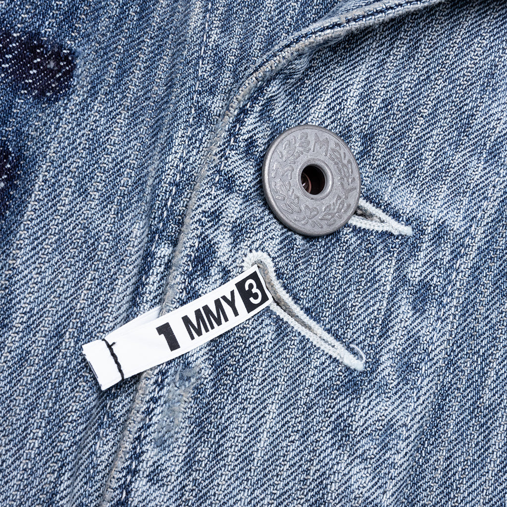 AGED CHORE JACKET - INDIGO - 3