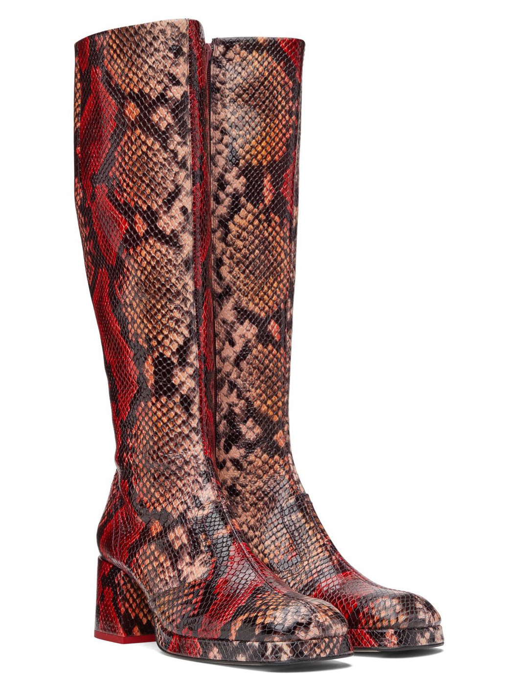 Red Donna Boots - 4