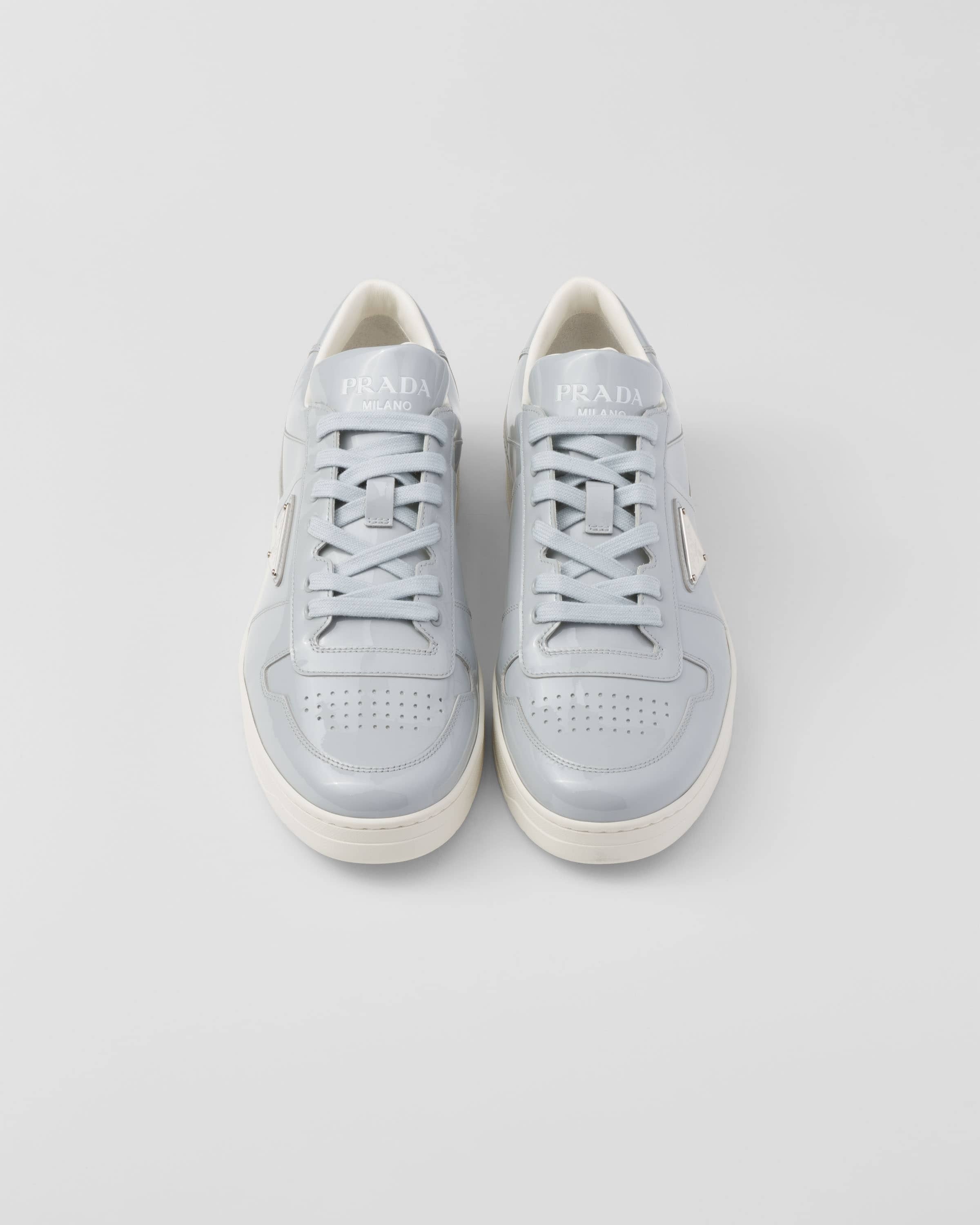 Prada Downtown patent leather sneakers | prada | REVERSIBLE