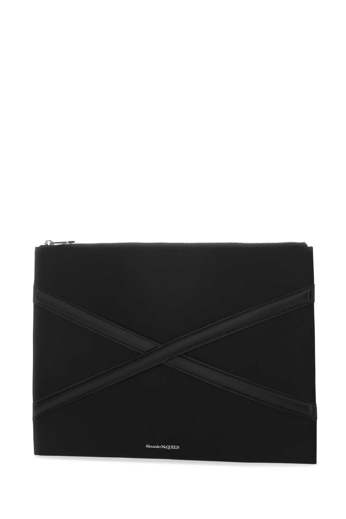 Alexander Mcqueen Men Black Nylon Pouch - 2
