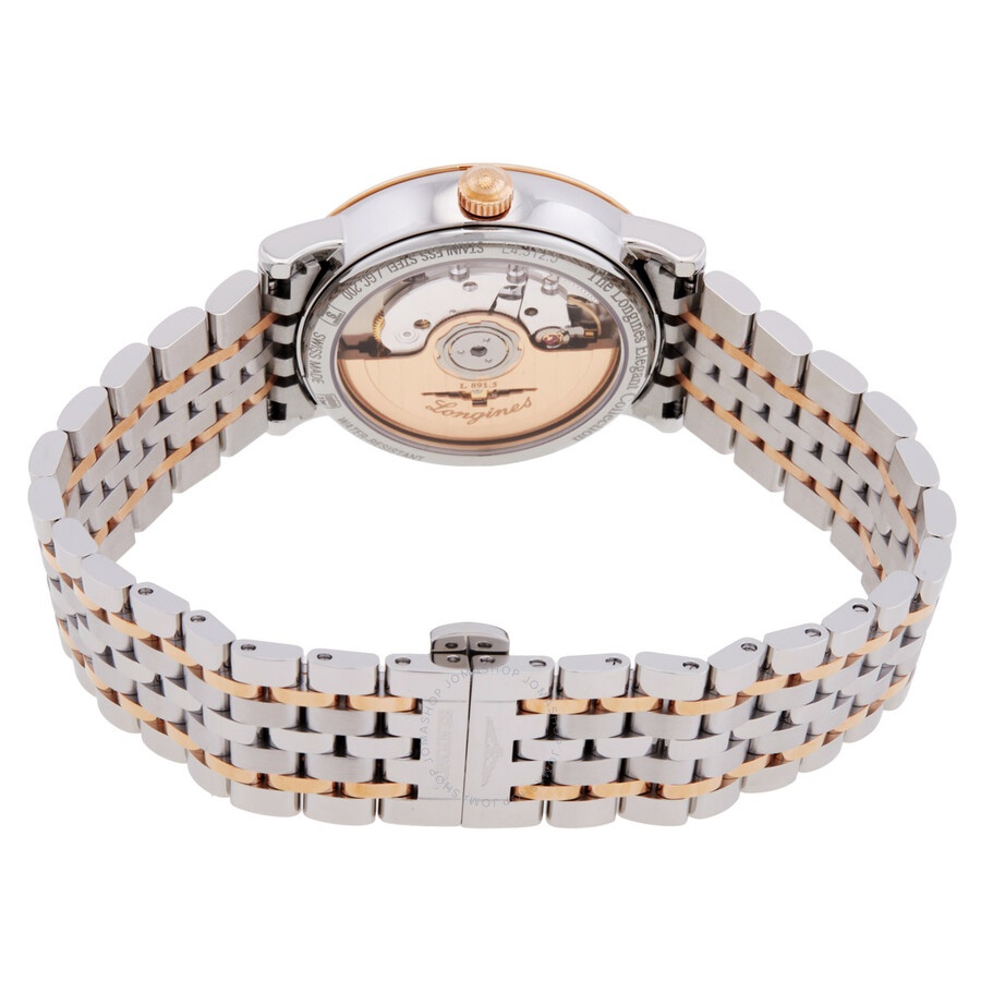 Longines Elegant Automatic Diamond Silver Dial Ladies Watch L43125777 - 3