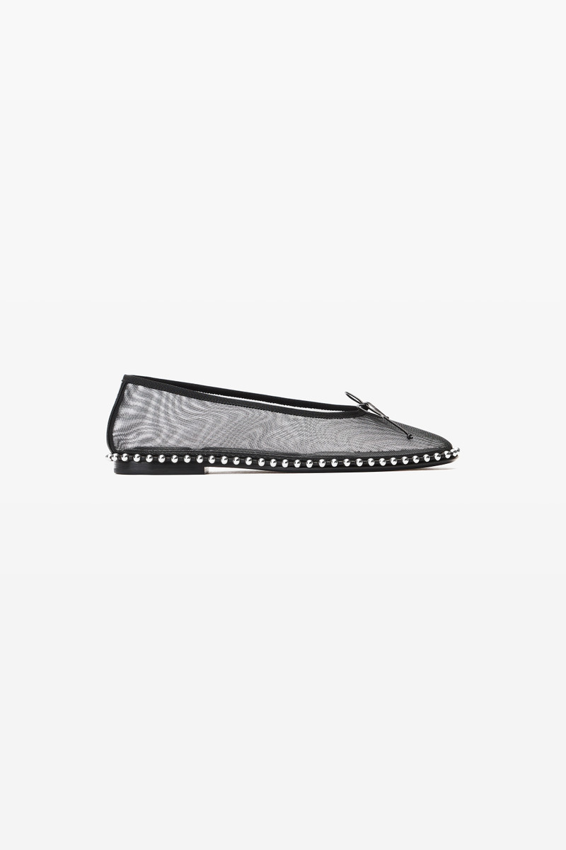 Lina Ballchain Flat in Mesh 1