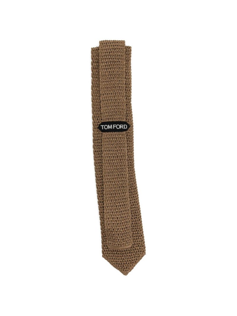 TOM FORD knitted silk tie outlook