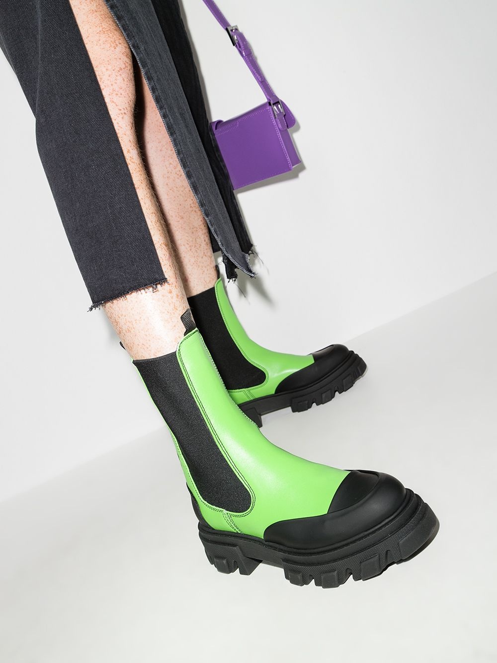 chunky-sole ankle boots - 3