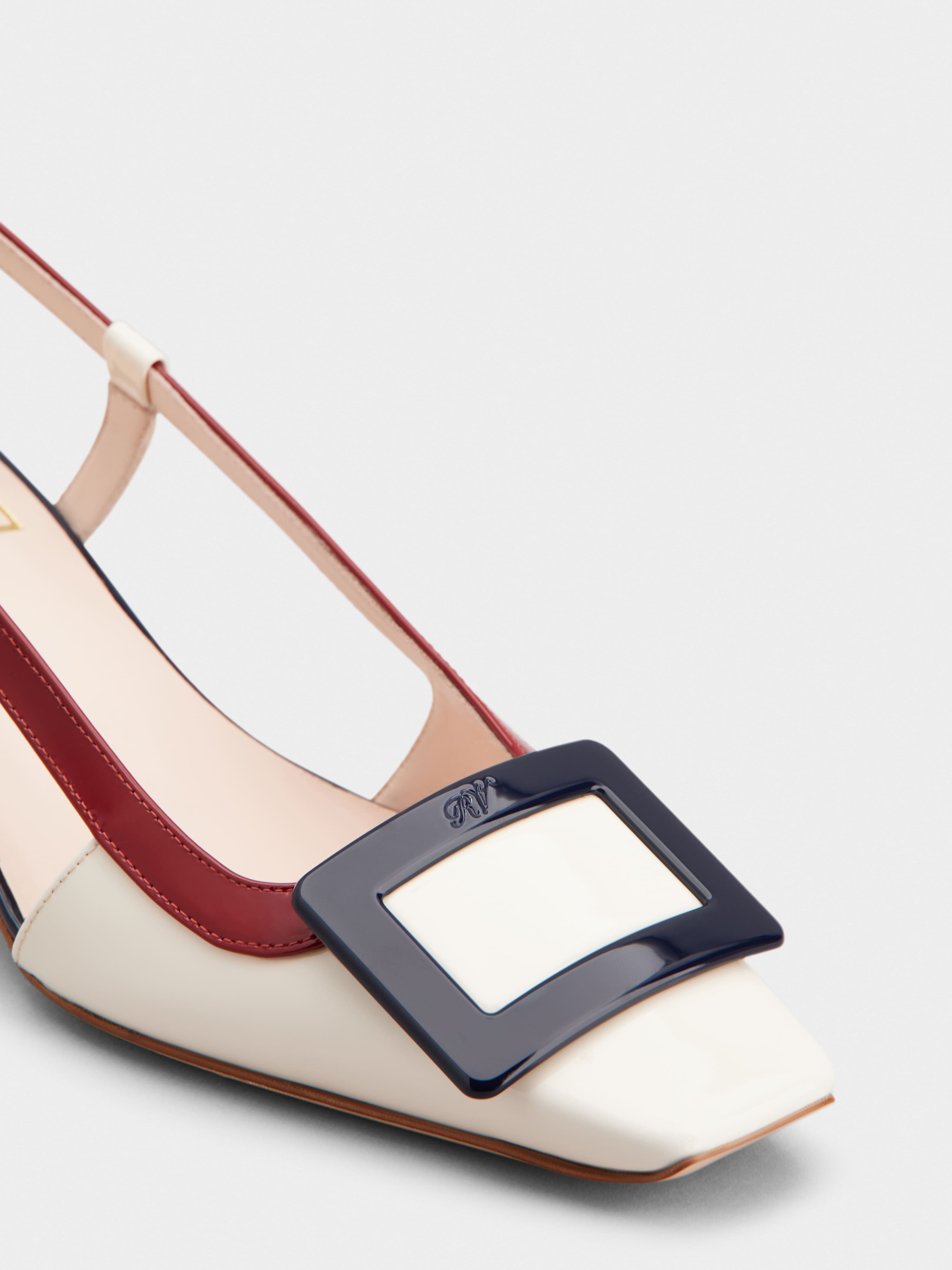 Belle Vivier Slingback Pumps in patent leather - 3