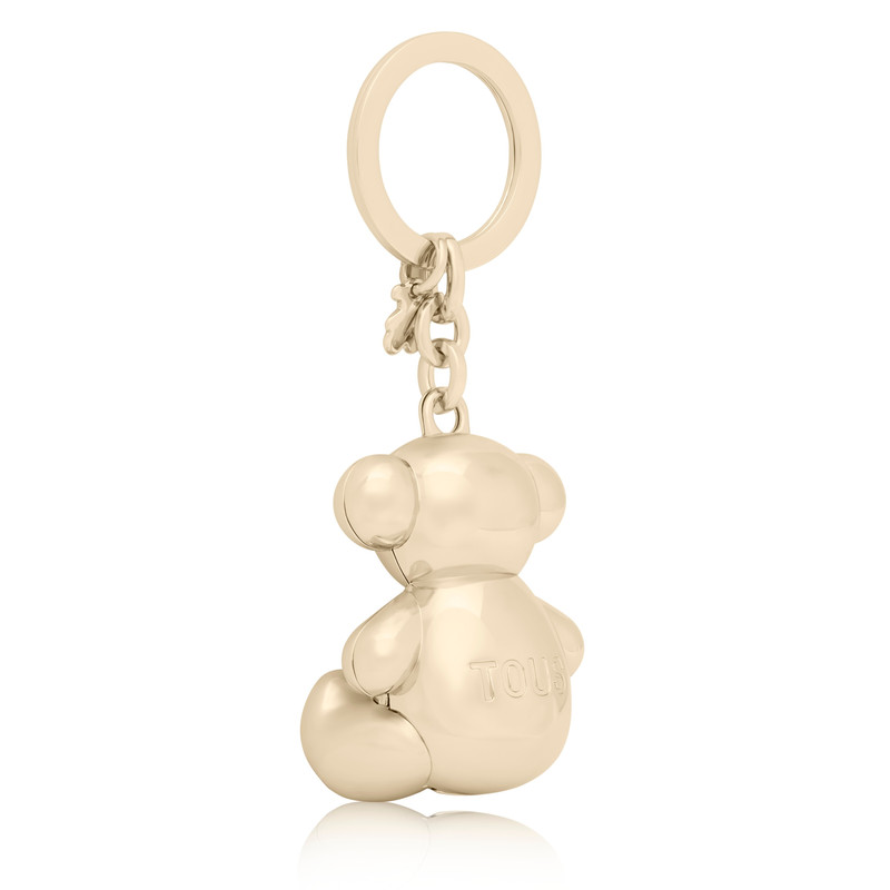 TOUS Gold-colored Metal Bold Bear Key ring outlook
