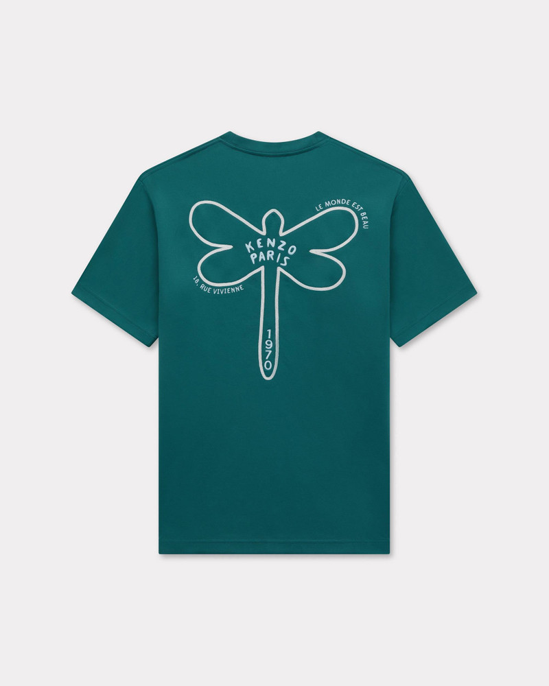 KENZO 'KENZO Dragonfly' embroidered T-shirt in cotton outlook