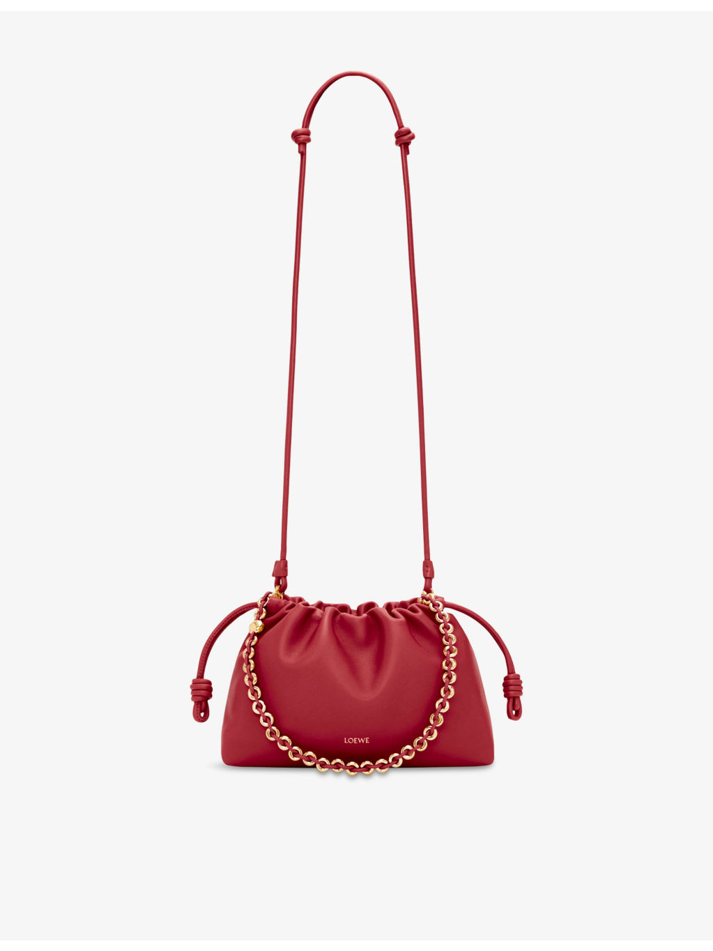 Flamenco Medium Leather Clutch Bag - 6