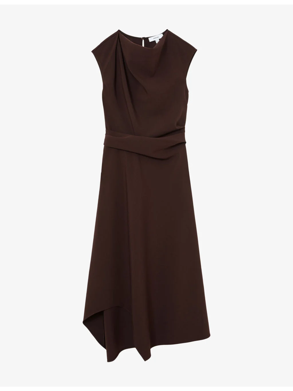Camilla Gathered-Detail Stretch-Woven Midi Dress - 1