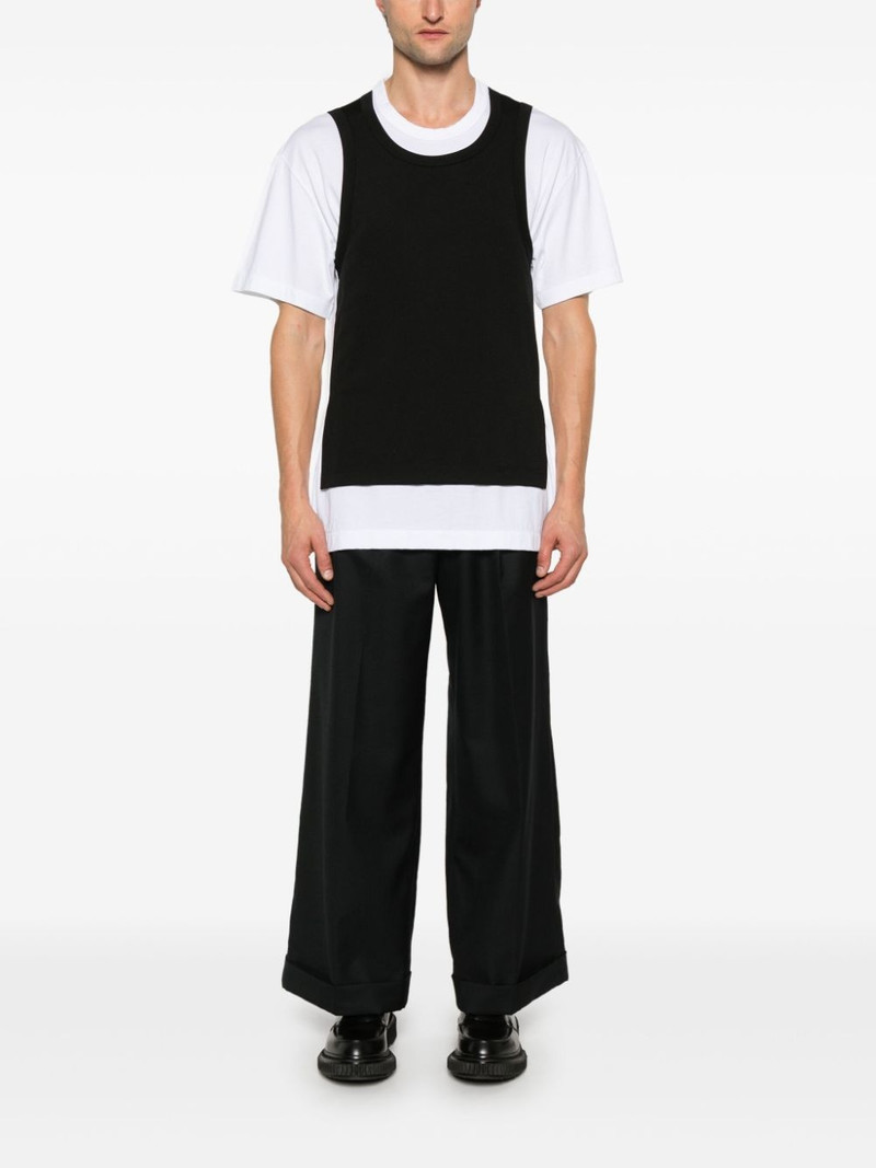 Comme des Garçons Homme Plus layered T-shirt outlook