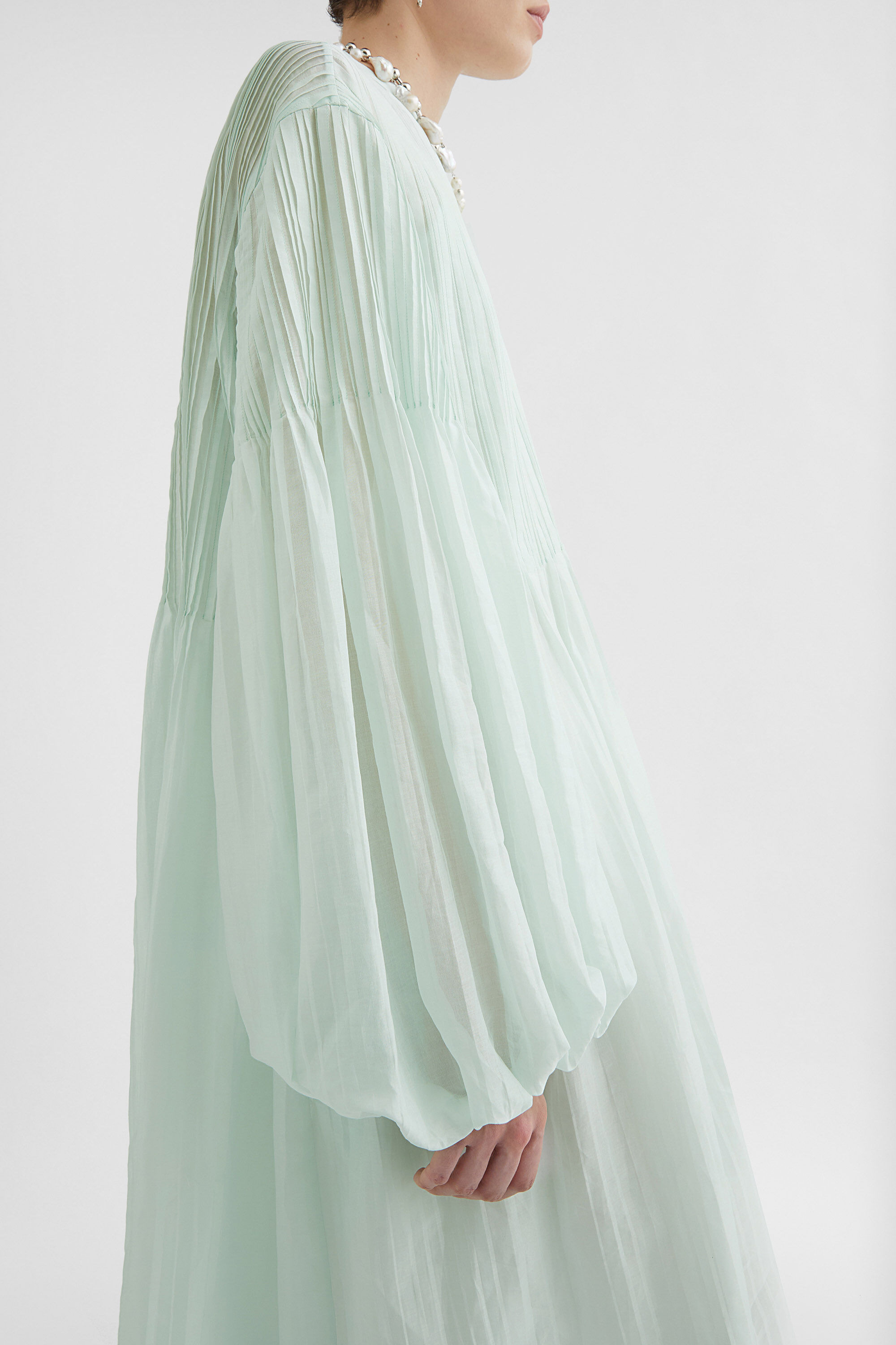 Pleated Dress - 4
