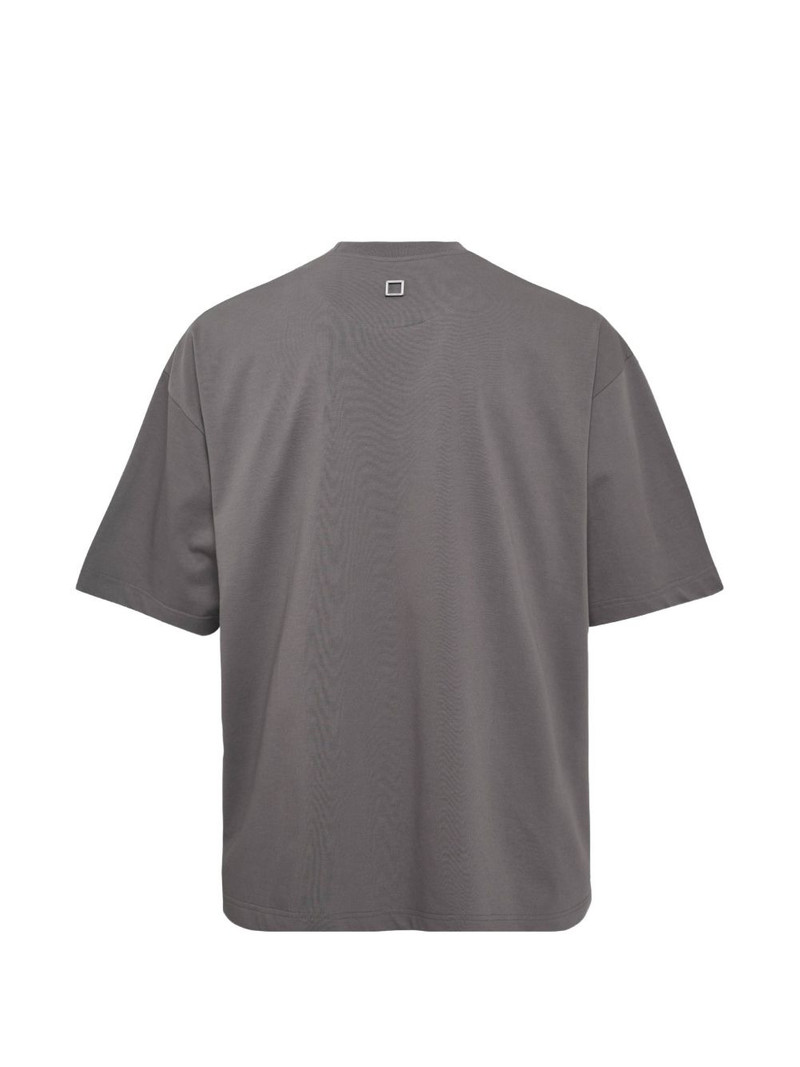 Wooyoungmi logo-embroidery T-shirt outlook