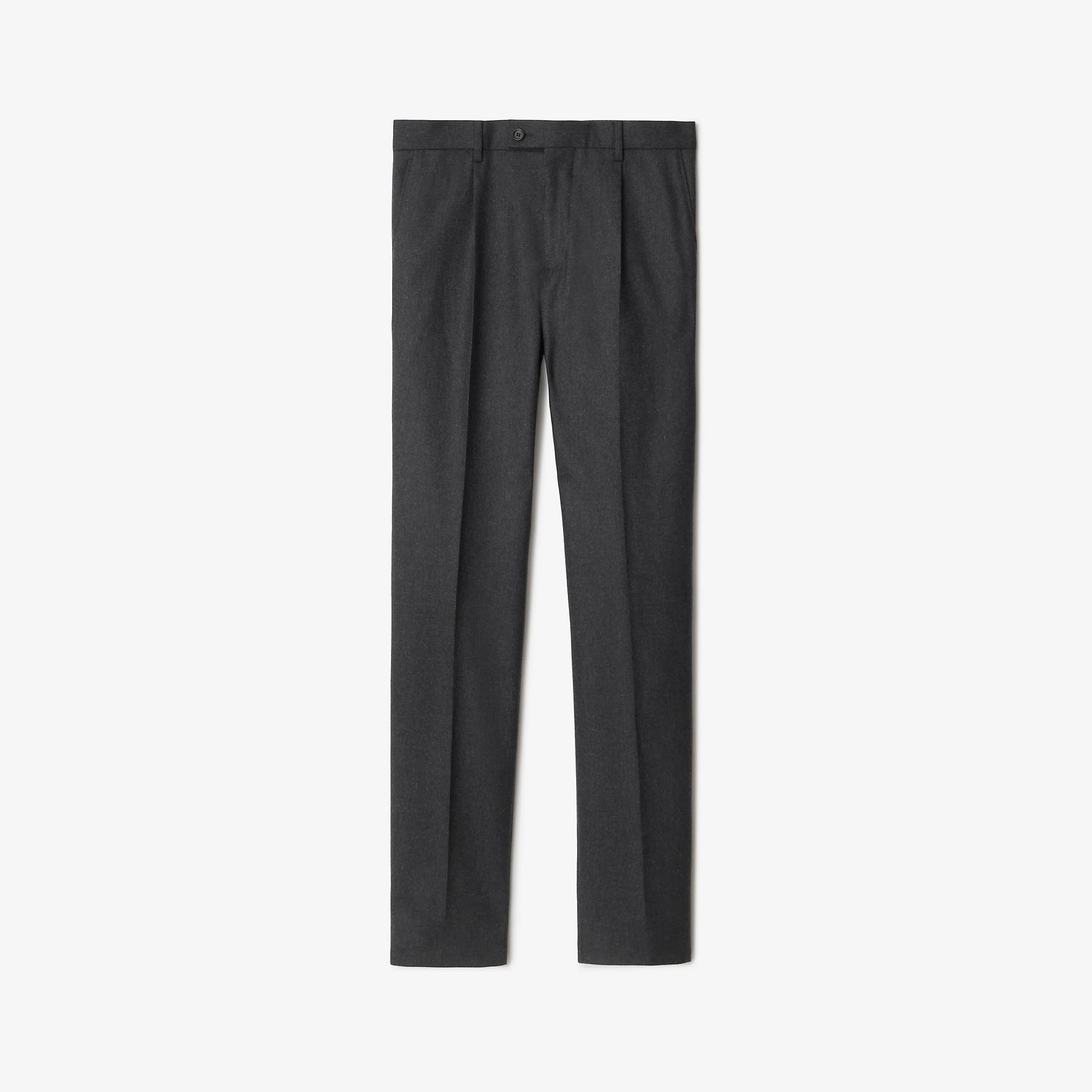 Wool Flannel Tailored Trousers - 1