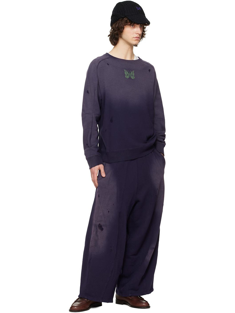 NEEDLES Purple Darts H.D Sweatpants outlook