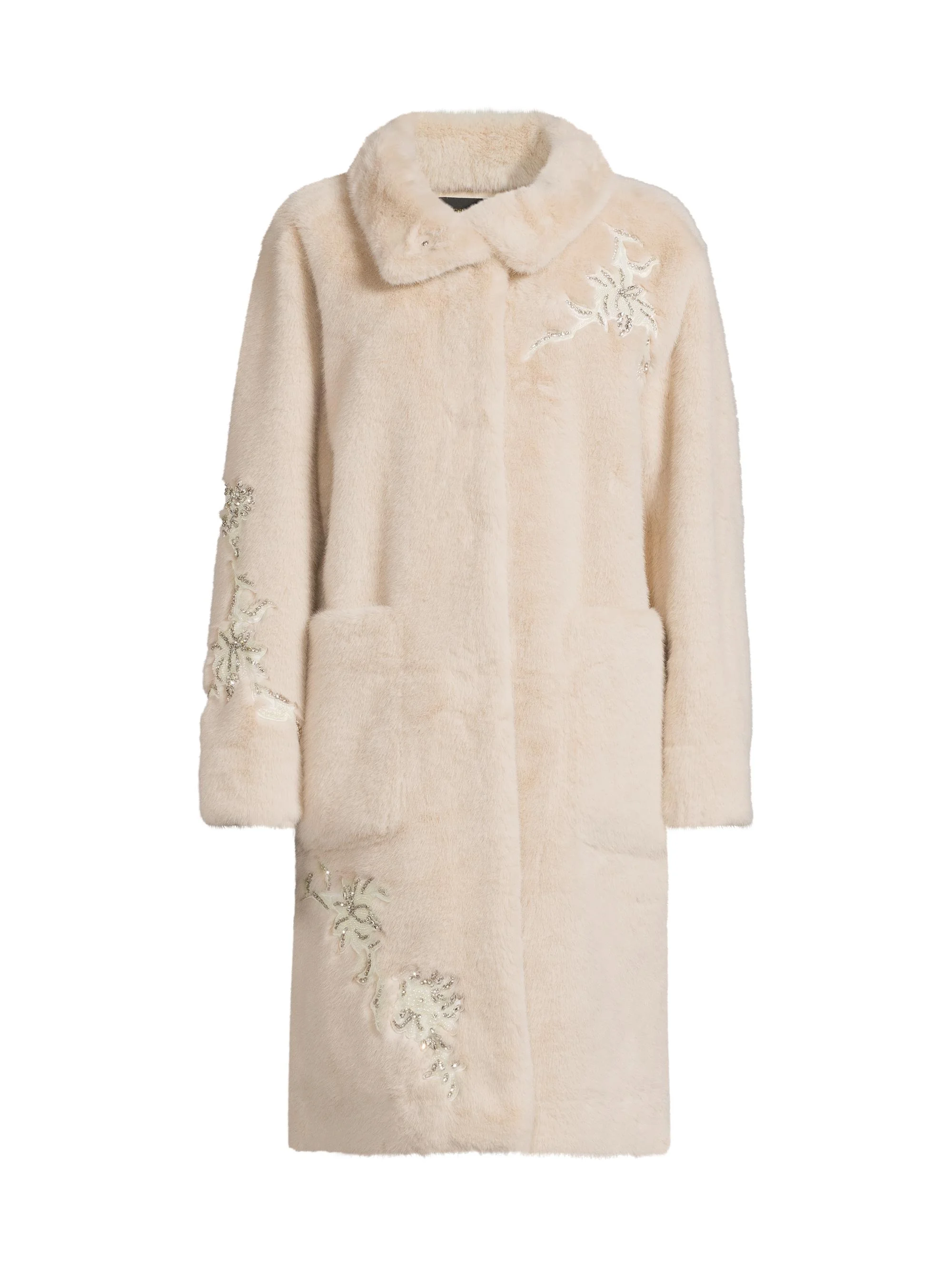 Women's Peggy Faux-Fur Hooded Coat - Oat - 1