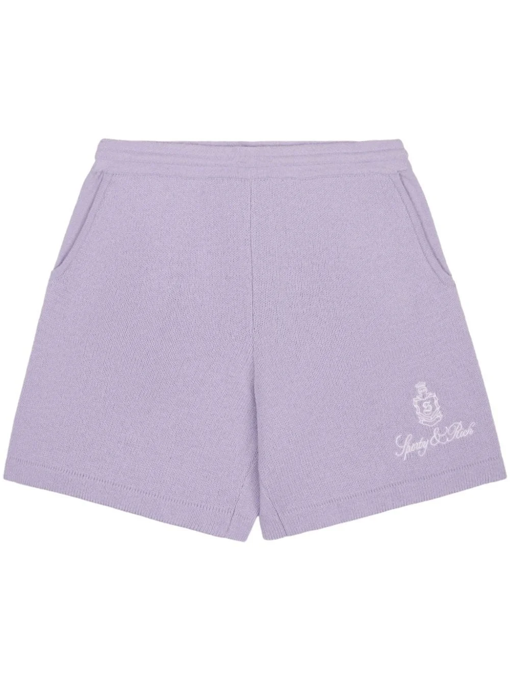 Vendome logo-embroidered cashmere shorts - 1