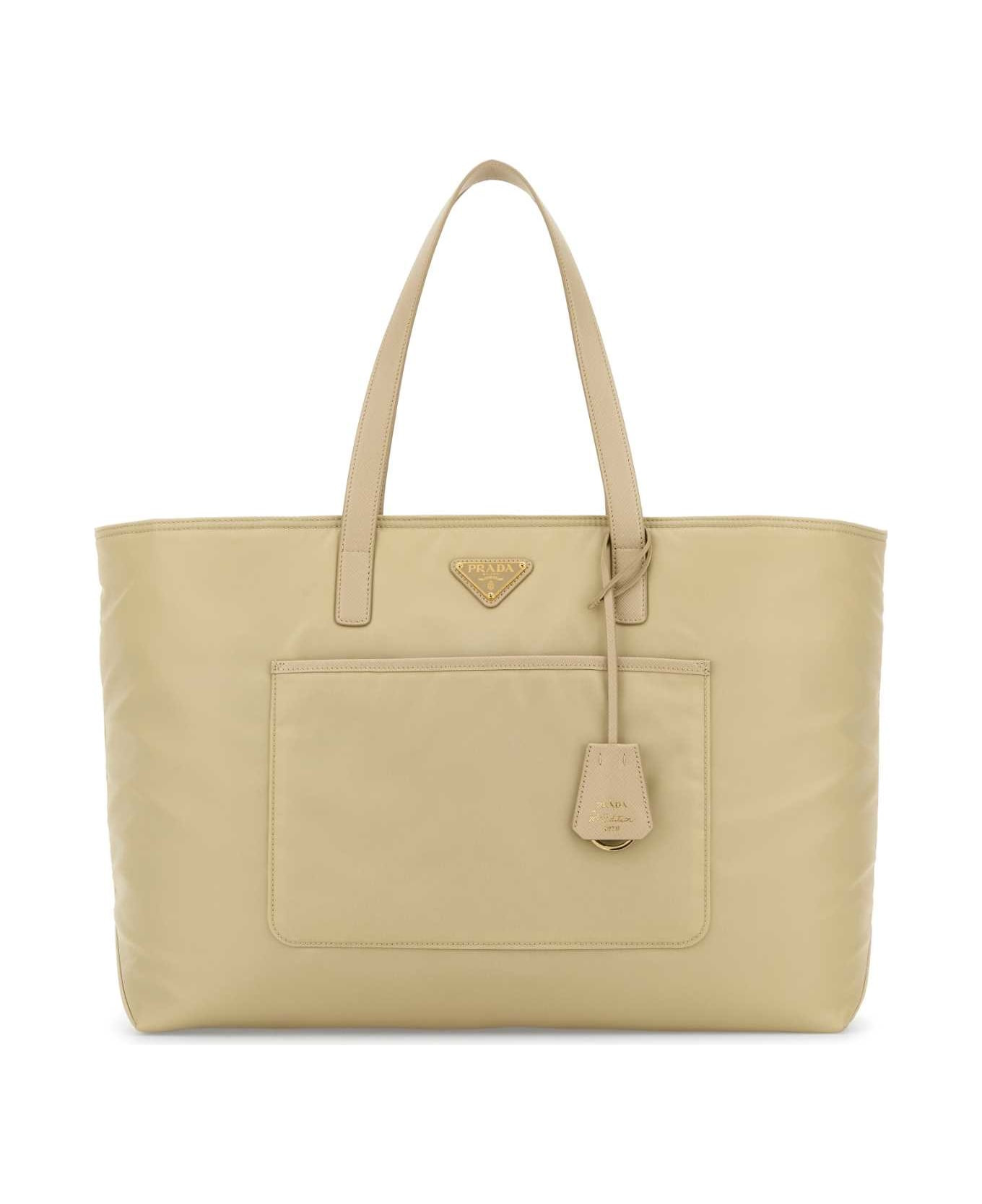Sand Re-nylon Large Re-edition 1978 Shopping Bag - 1