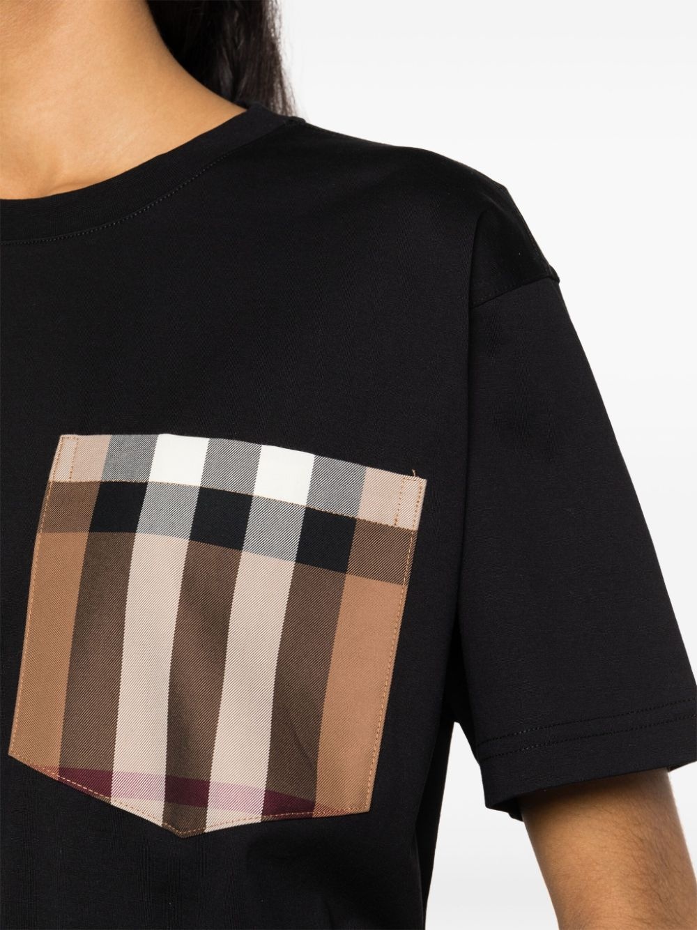 Carrick Burberry-check T-shirt - 5