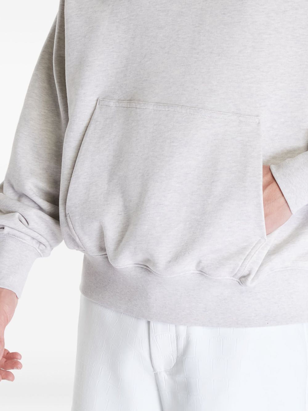 embroidered-logo hoodie - 5