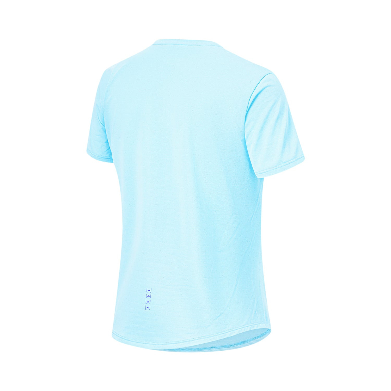 (WMNS) Li-Ning Athletic Standard Fit Crew Neck T-Shirt 'Light Blue' ATST520-4 - 2