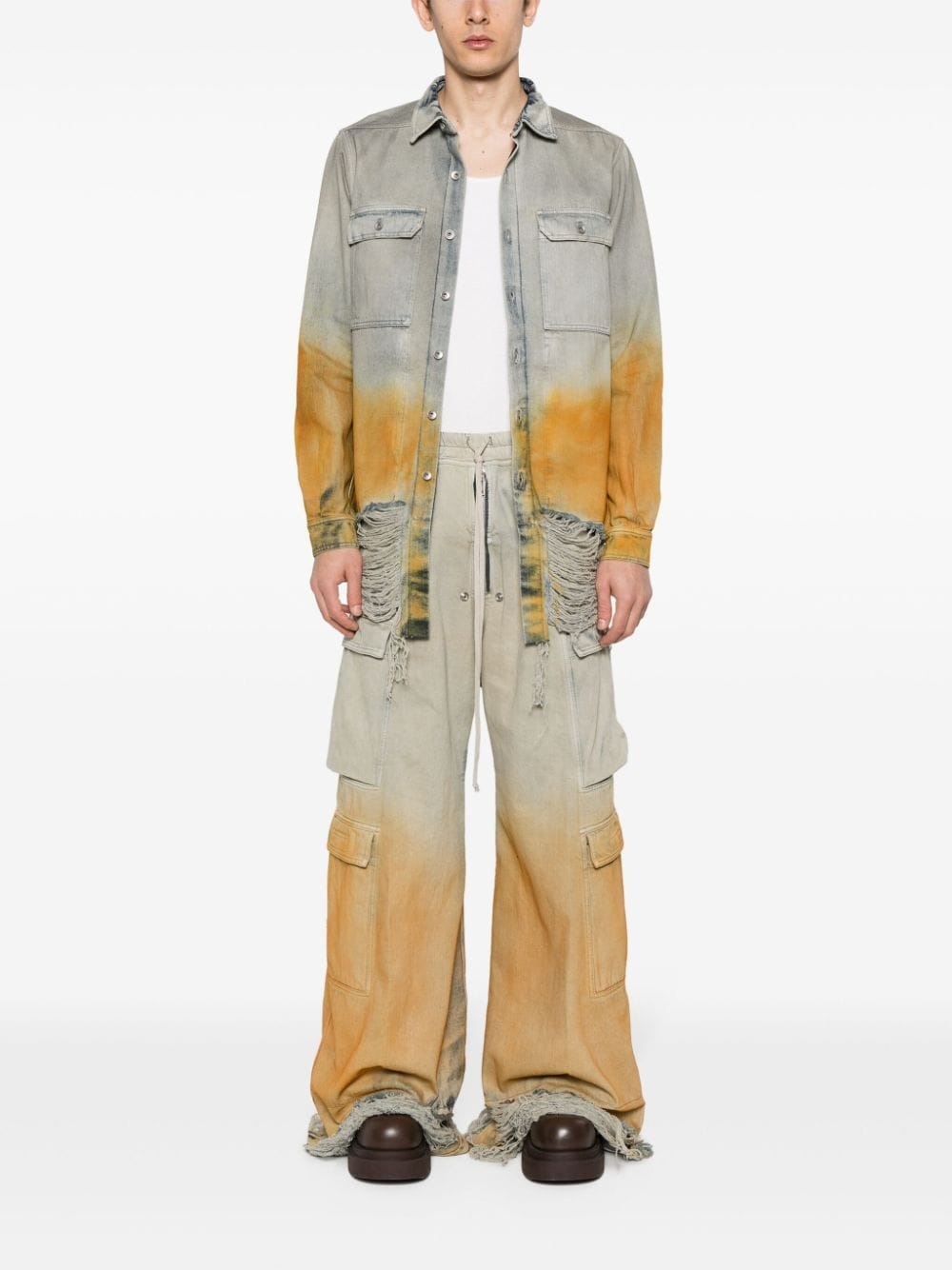 Double Cargo Jumbo Belas wide-leg jeans - 2