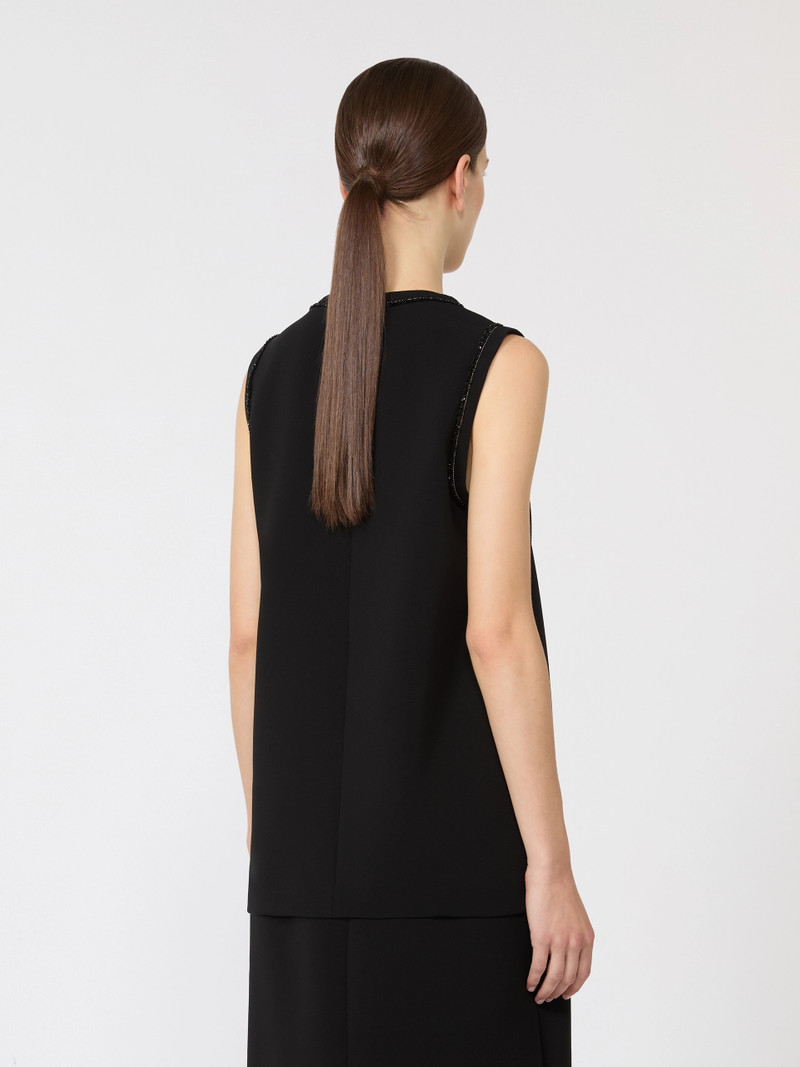 ZAINO Cady crew neck blouse - BLACK 4