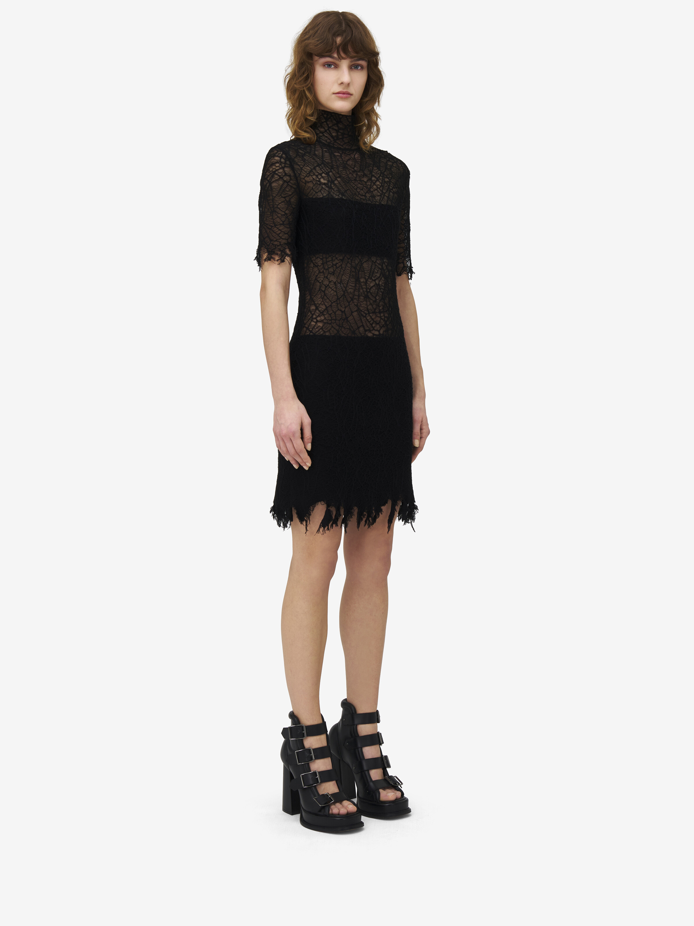Lace Mini Dress - 3
