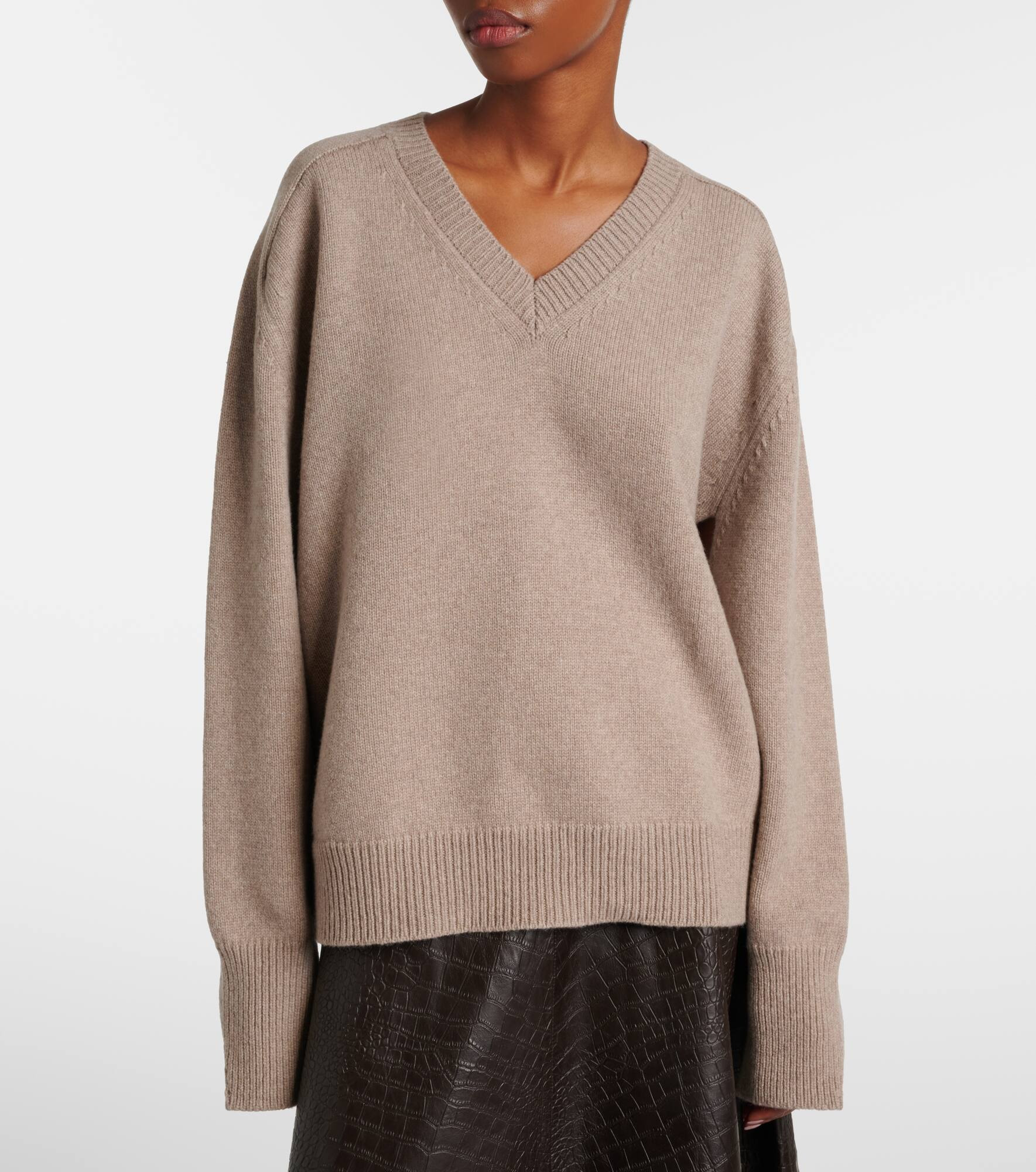 Wool and cashmere sweater - 6