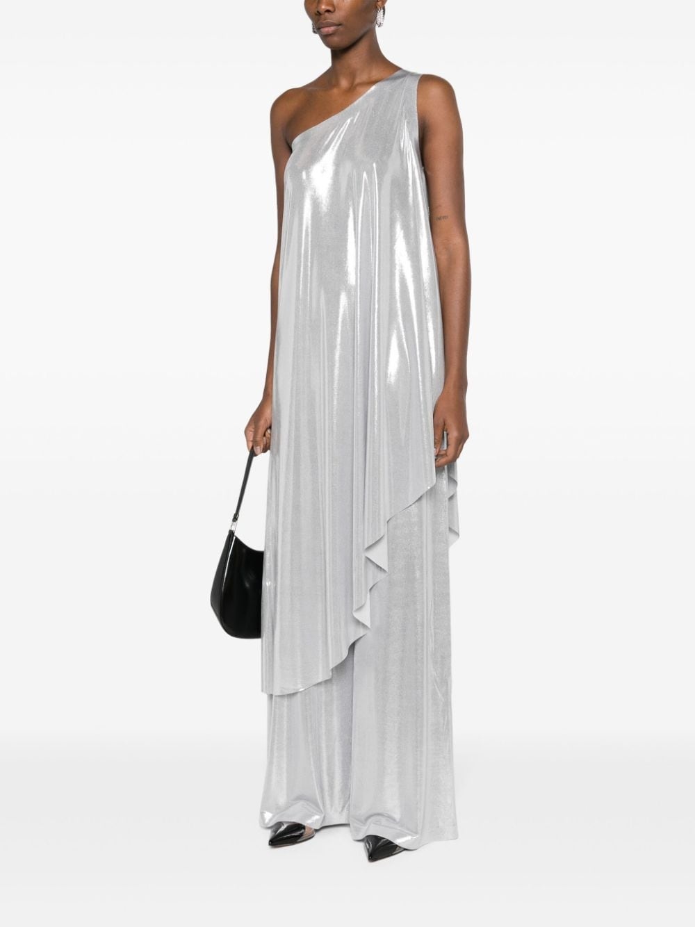 one-shoulder asymmetric tunic - 2