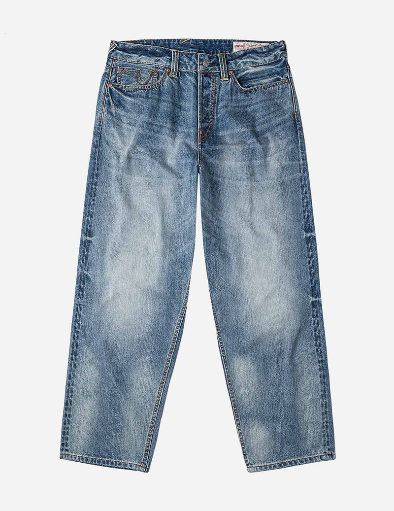 Ecru Daicock Print Loose Fit Jeans #2038 4