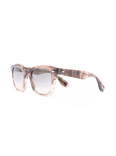 Oliver Peoples transparent square-frame sunglasses outlook