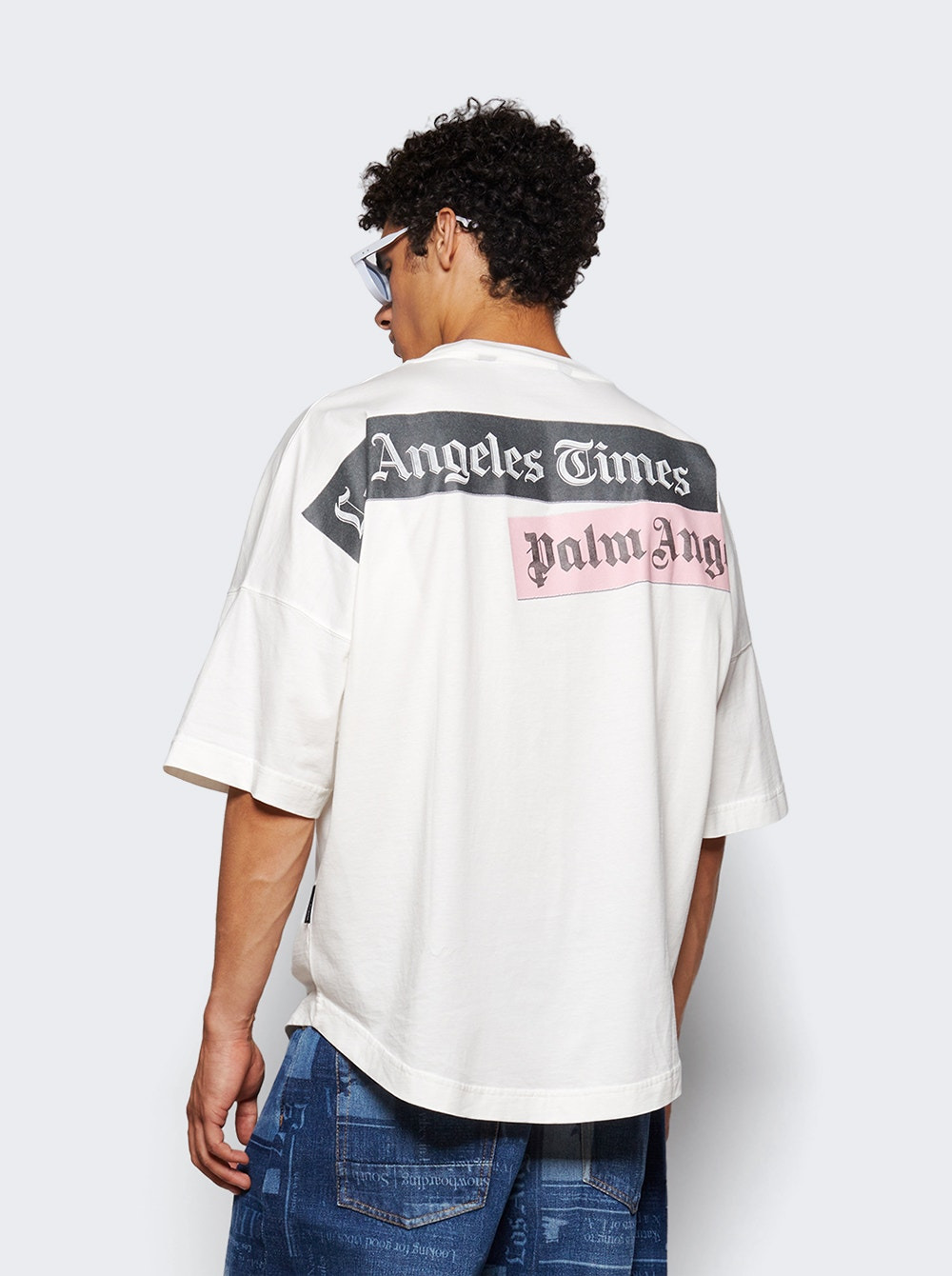 X La Times News Over Tee Off White - 4