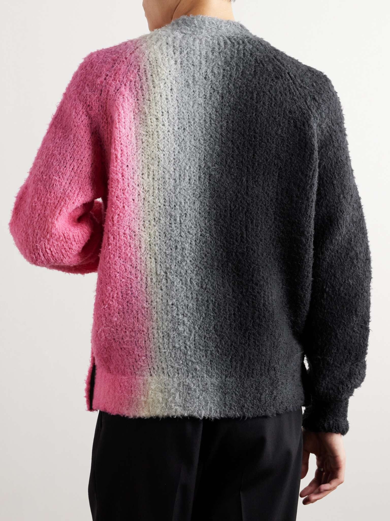 Tie-Dyed Wool-Blend Cardigan - 3