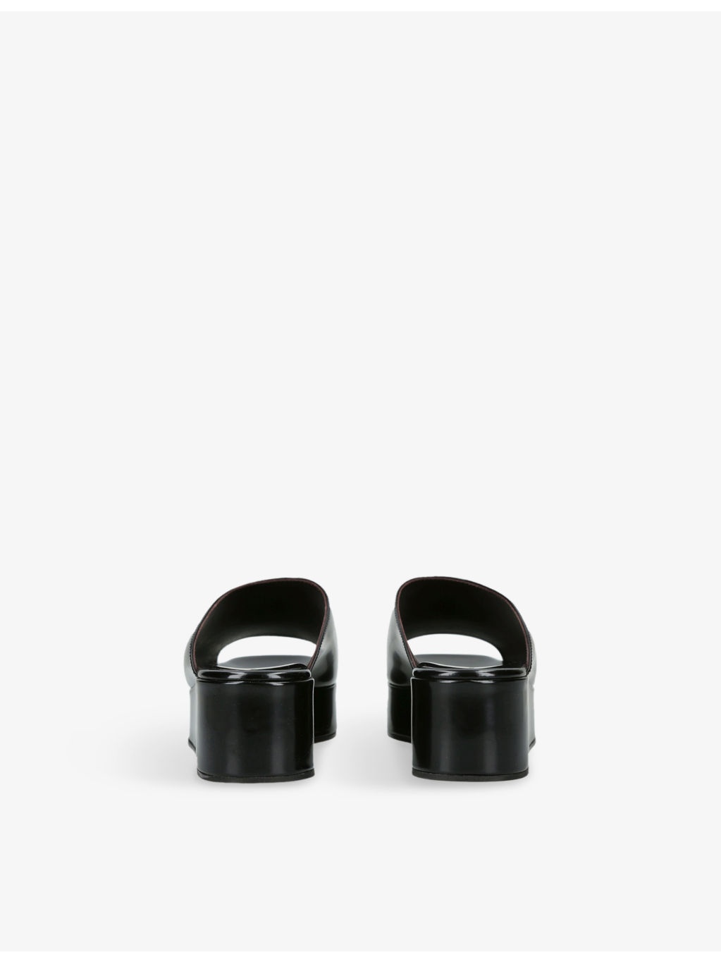 Emi Leather Flatform Sandals - 4