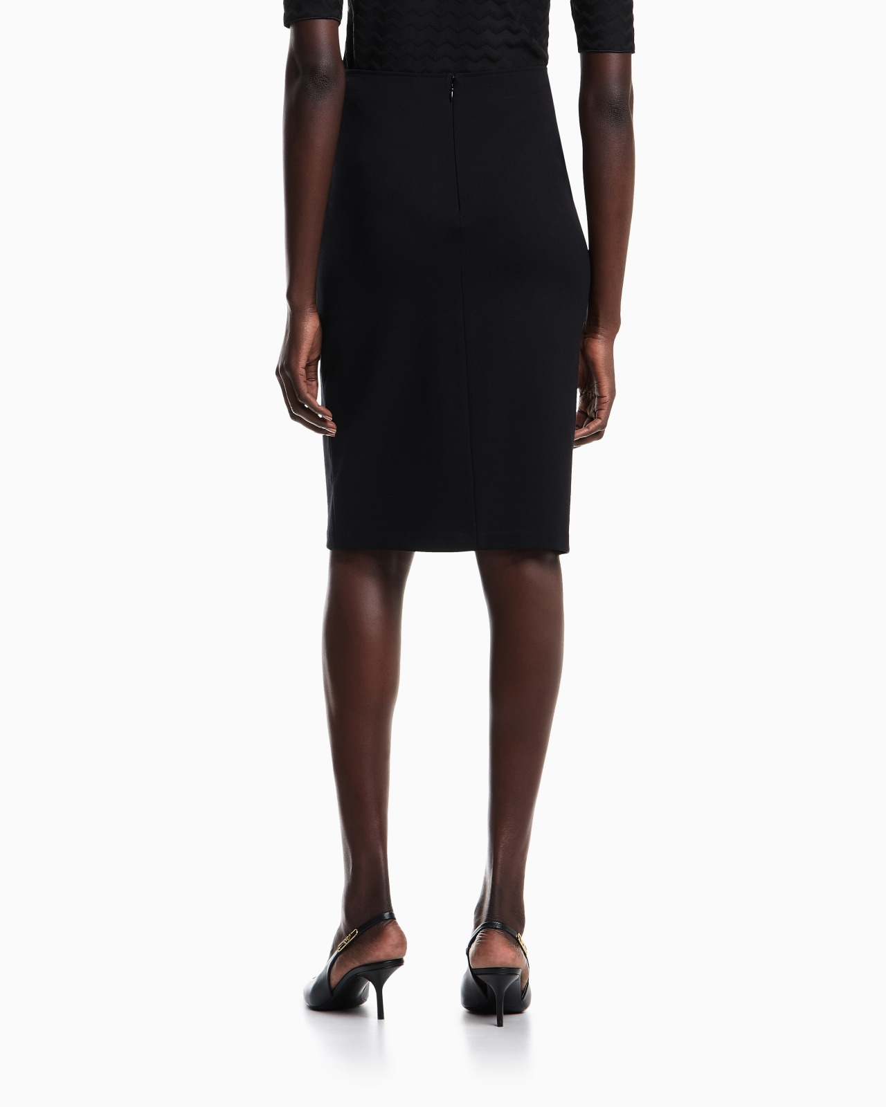 Milano-stitch pencil skirt - 3