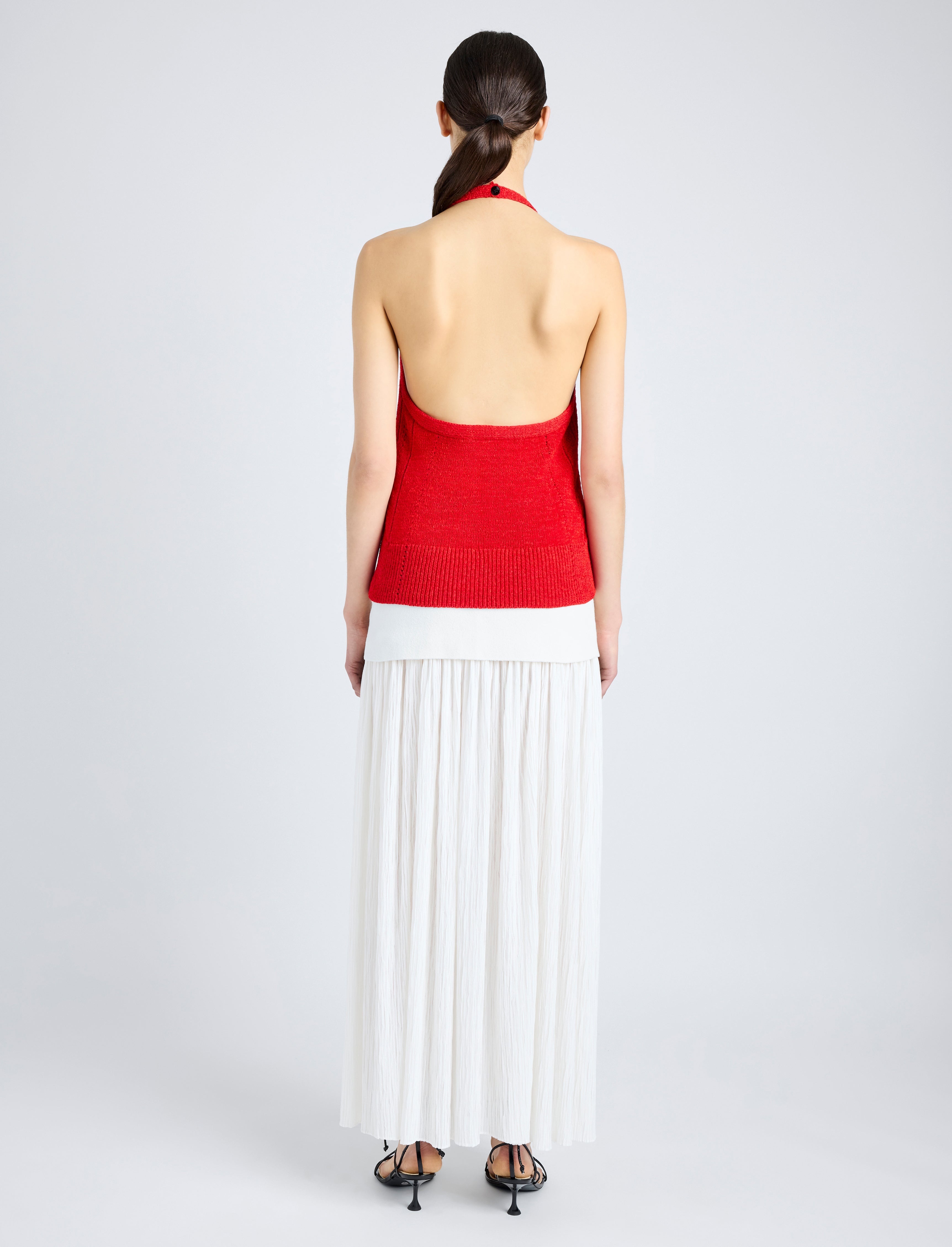 Leona Top in Viscose Ribbon Knit - 5