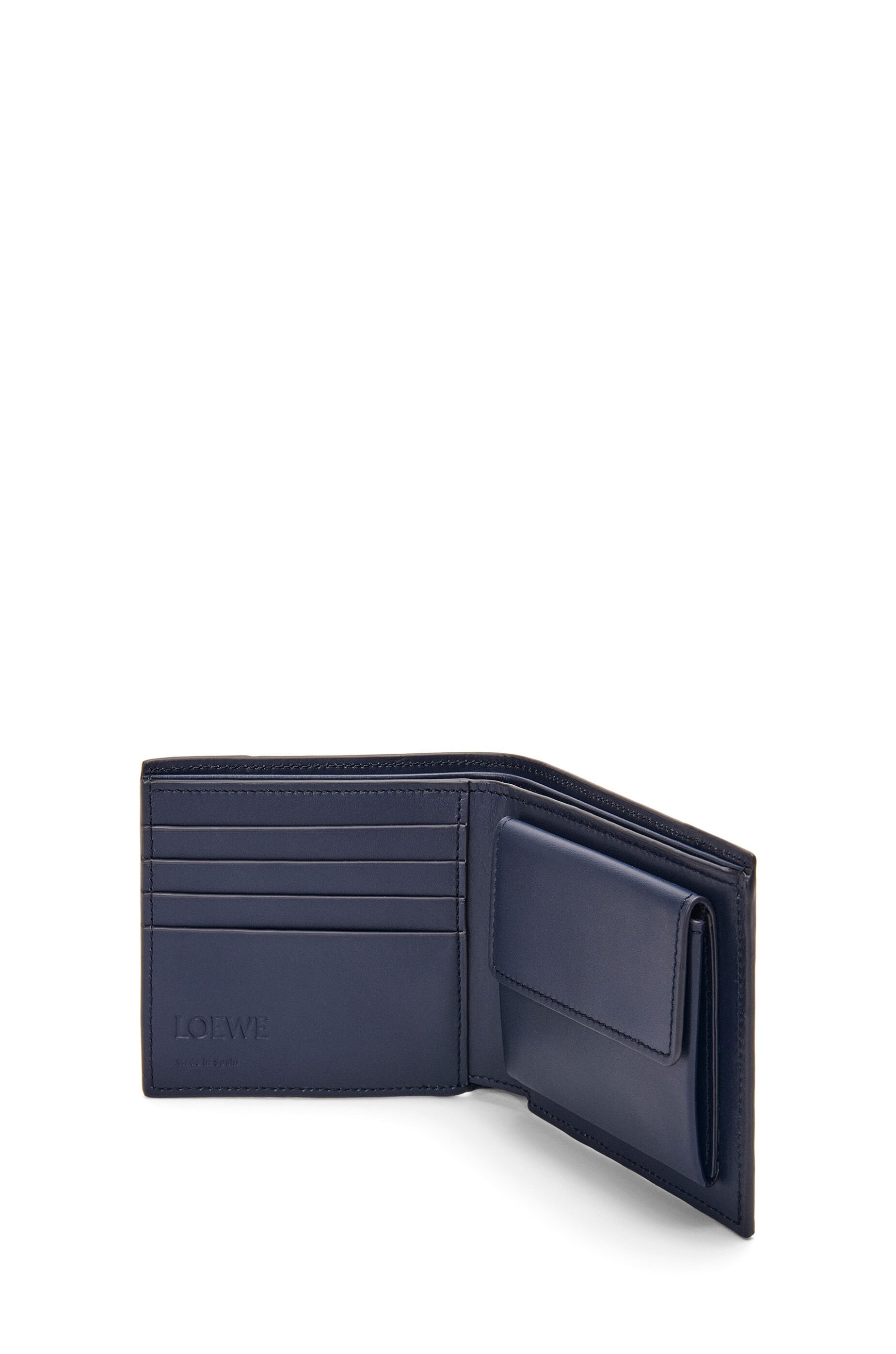Puzzle bifold coin wallet in classic calfskin - 3