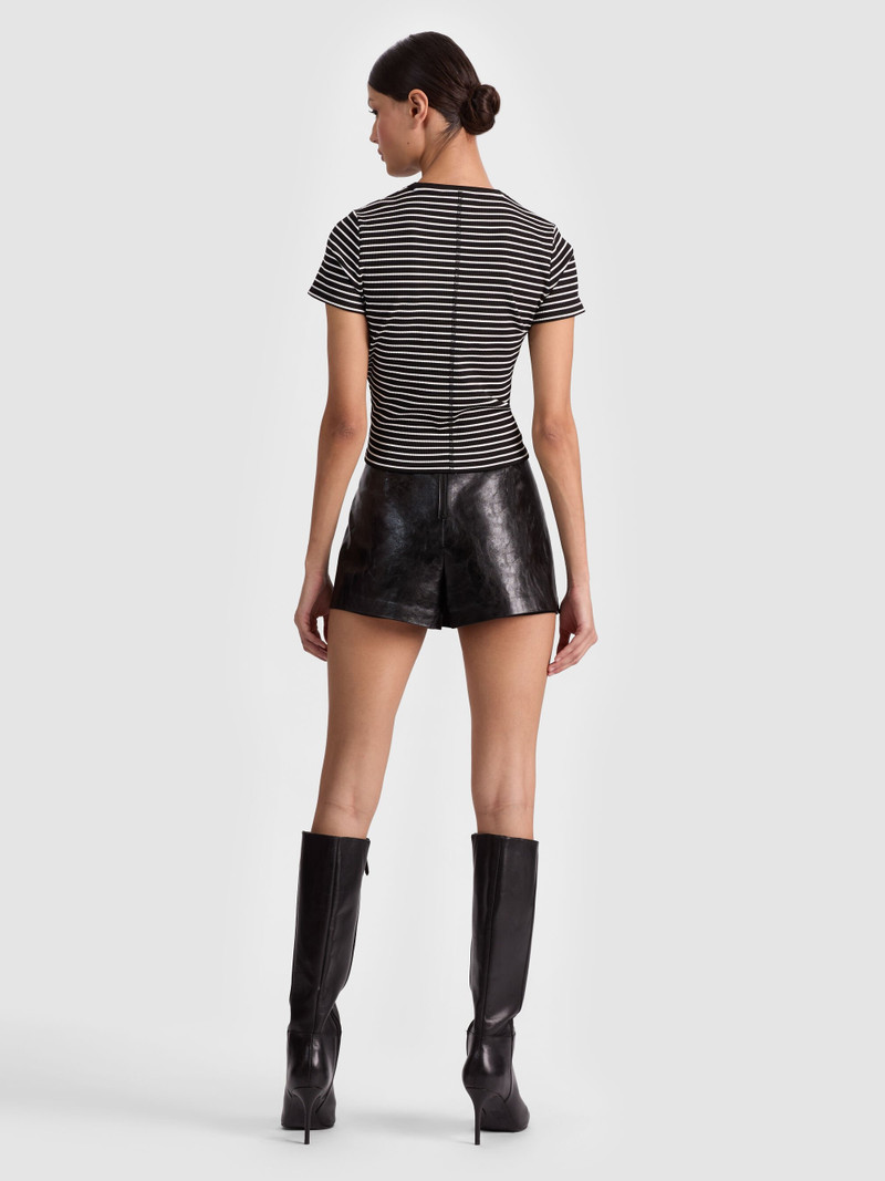 Alice + Olivia CINDY CROPPED TEE outlook