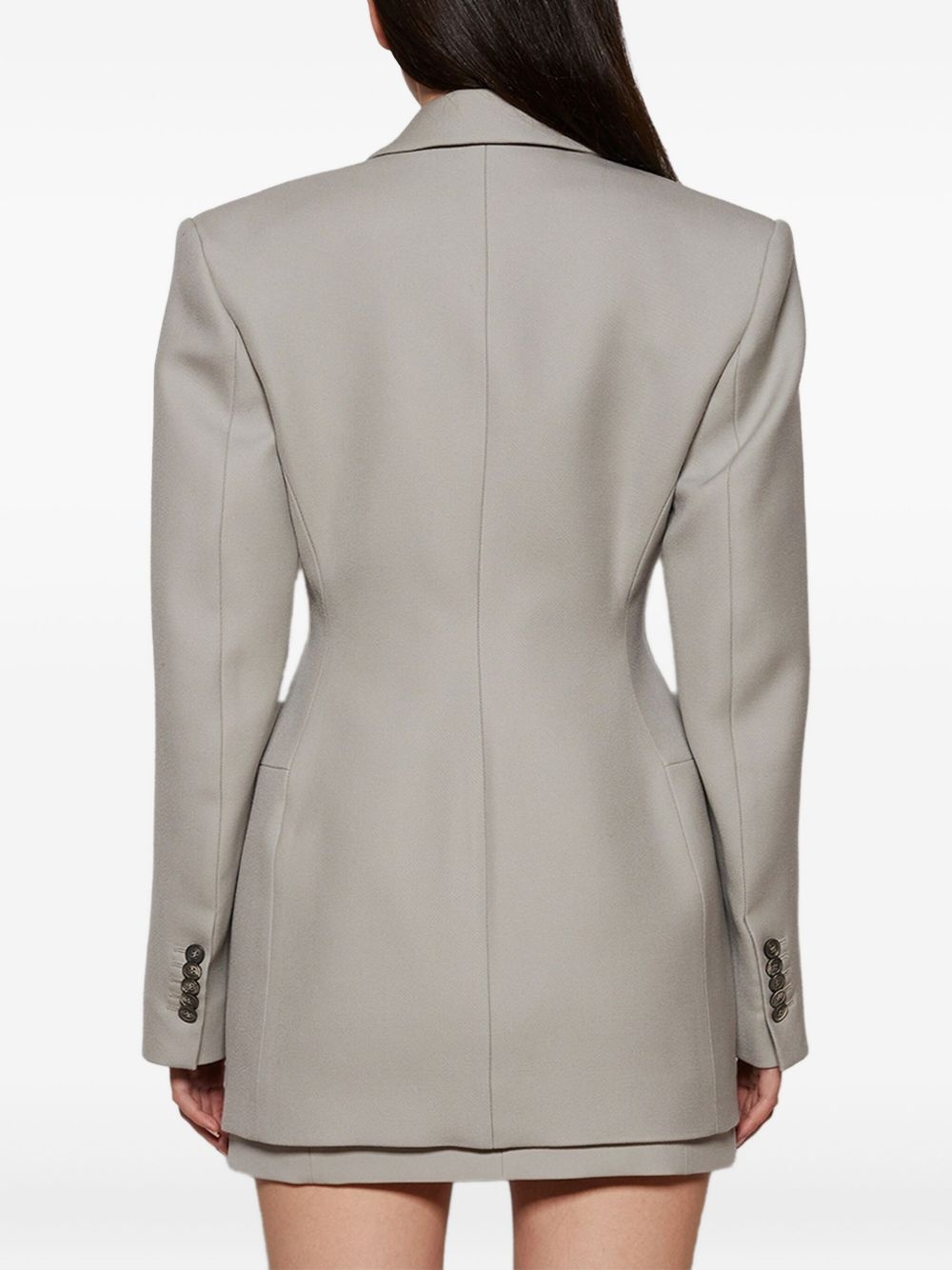 Contour double-breasted blazer - 5