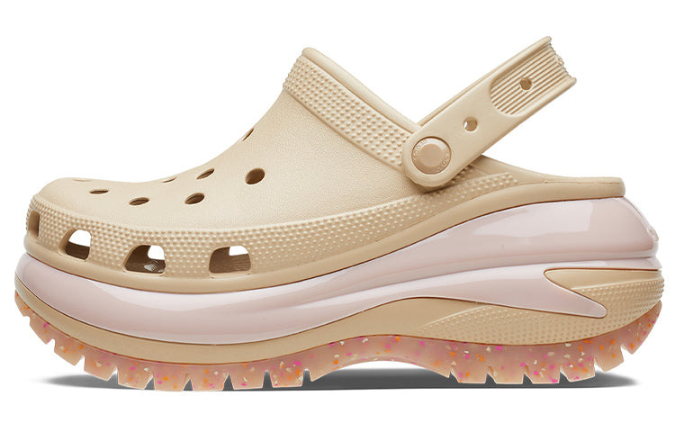 (WMNS) Crocs Classic Mega Crush Clog 'Chai Multi' 207988-2ZM - 2